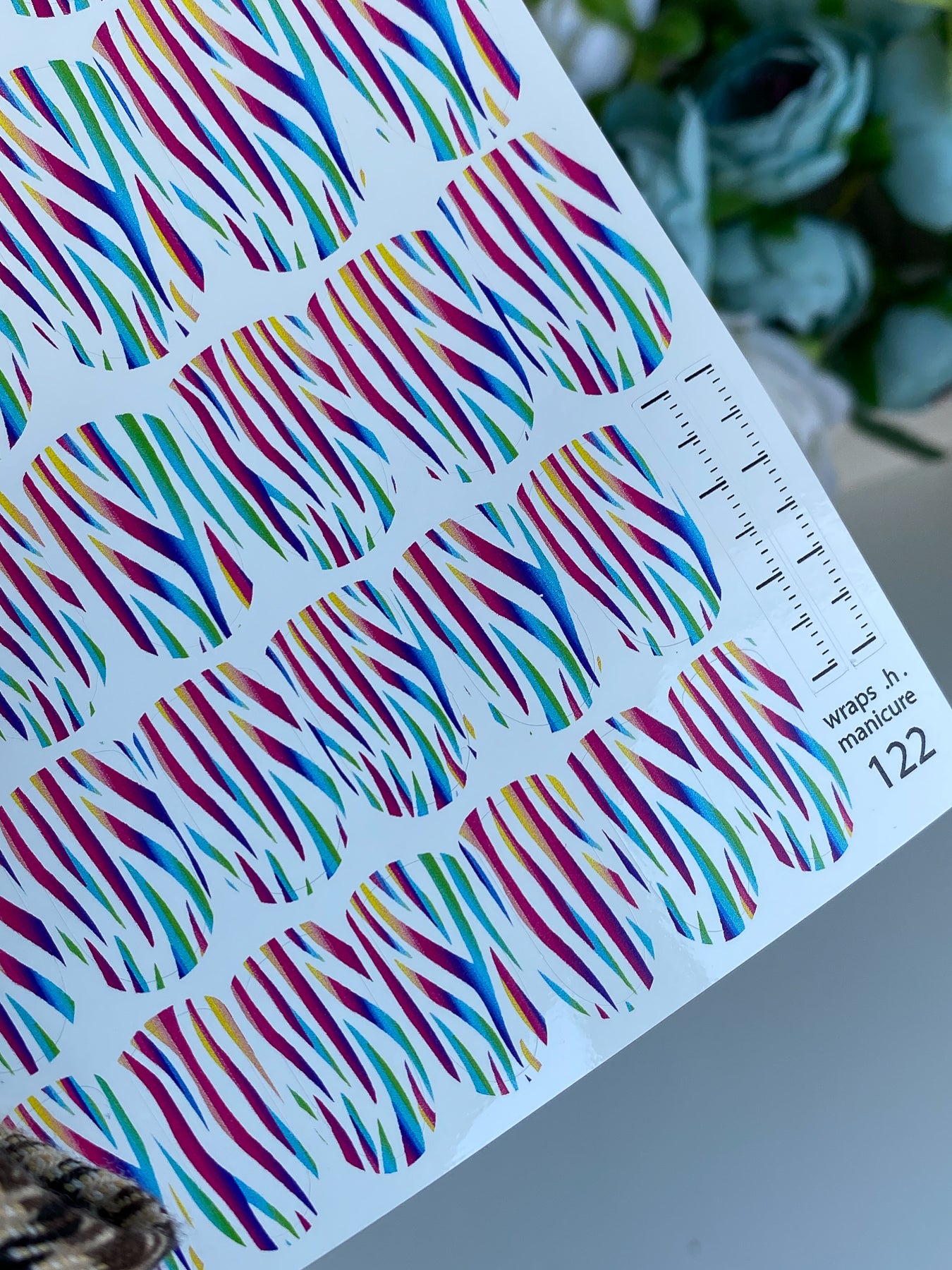 Nail wrap films wnb-122