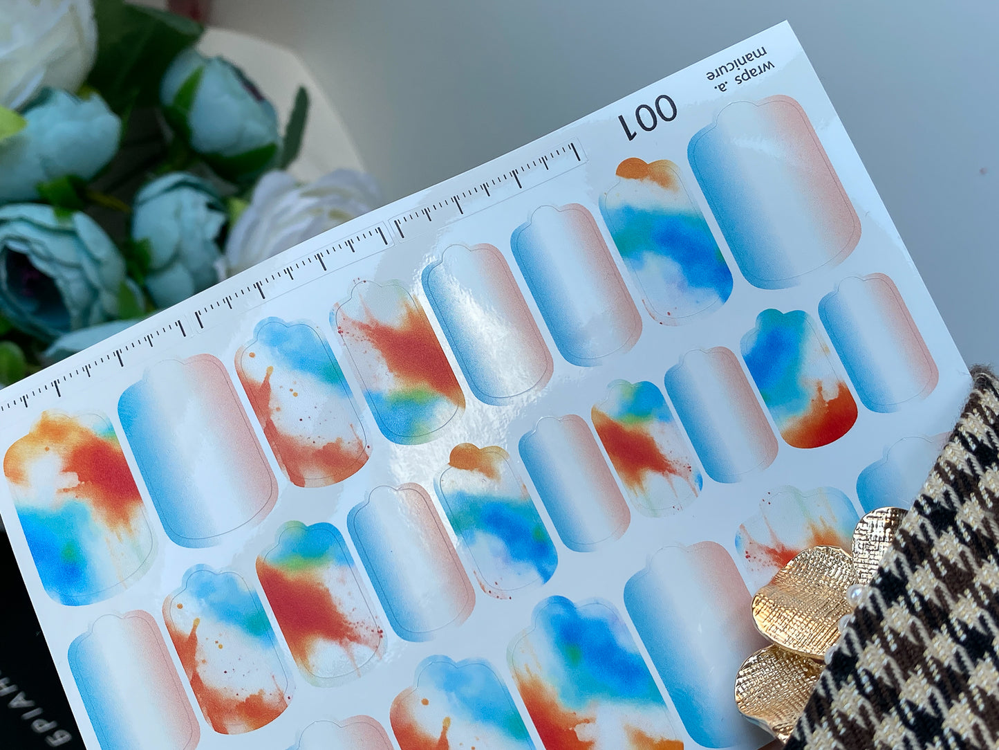 Nail wrap films wnb-001