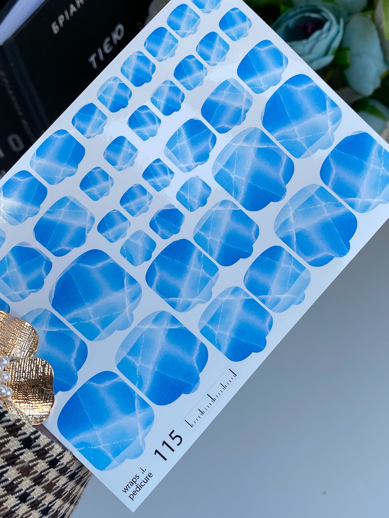 Nail wrap films wnb-115