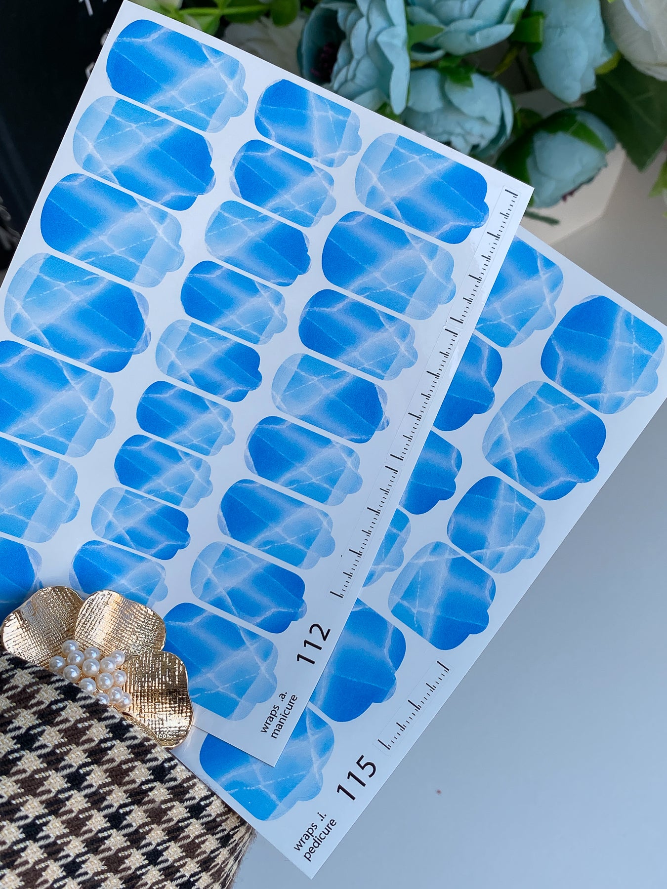 Nail wrap films wnb-112