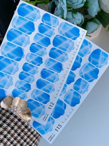 Nail wrap films wnb-112