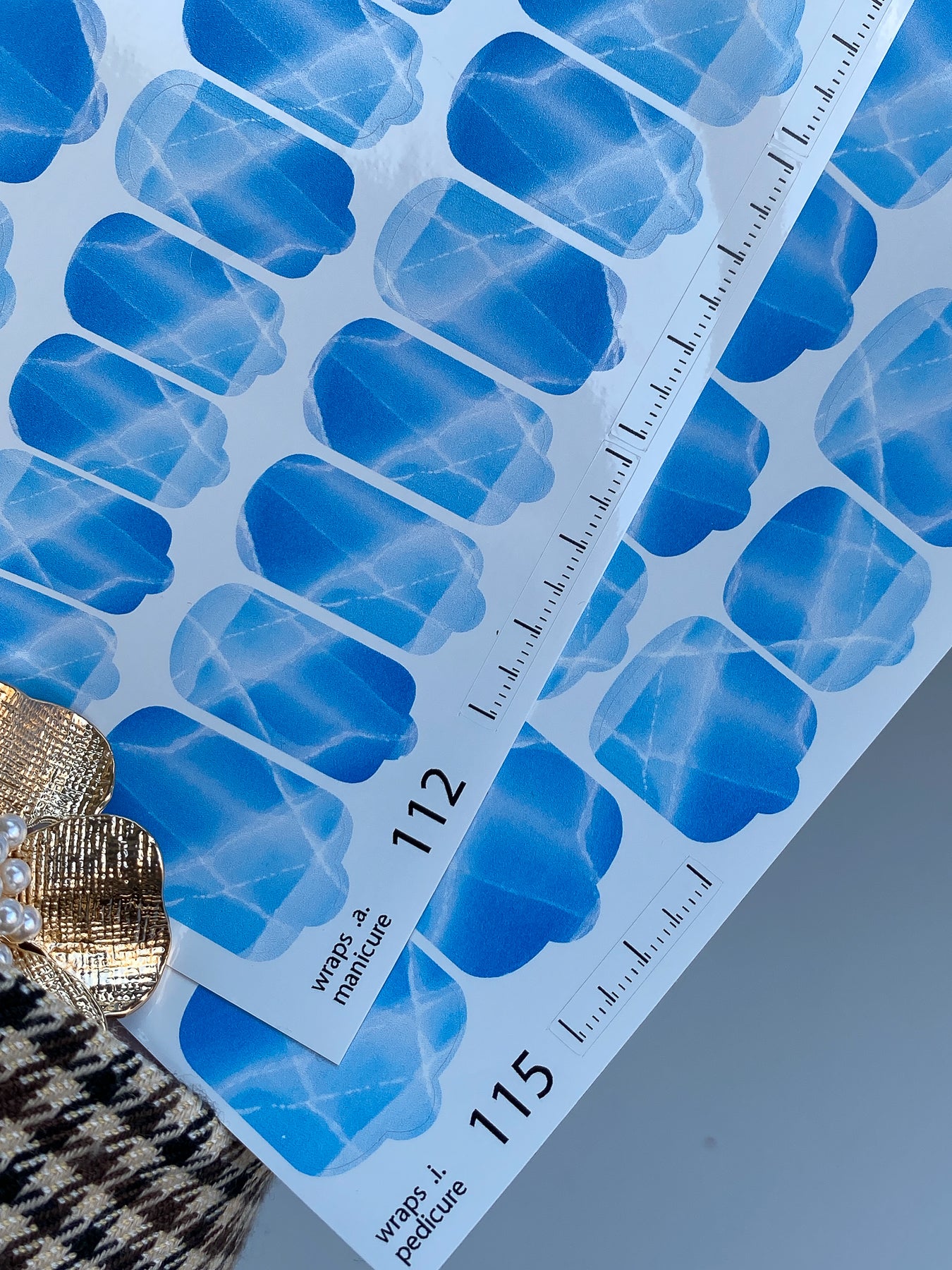 Nail wrap films wnb-112