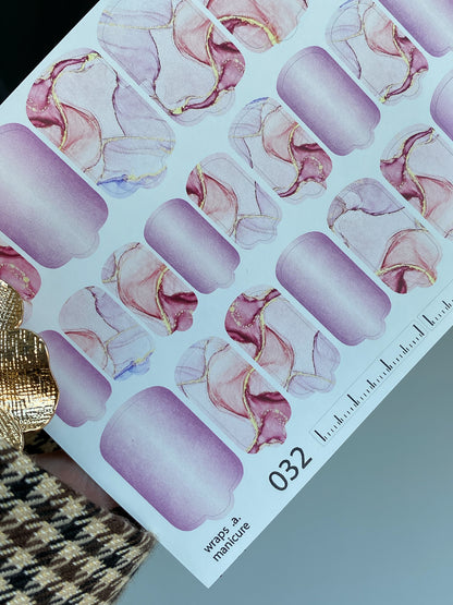 Folii pentru înfășurarea unghiilor wnb-032