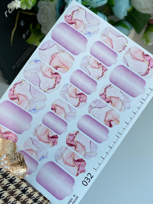 Nail wrap films wnb-032