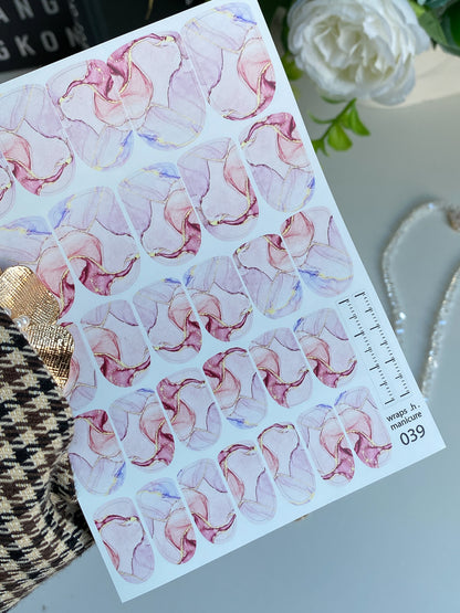 Nail wrap films wnb-039