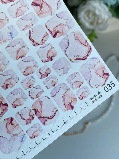 Nail wrap films wnb-035