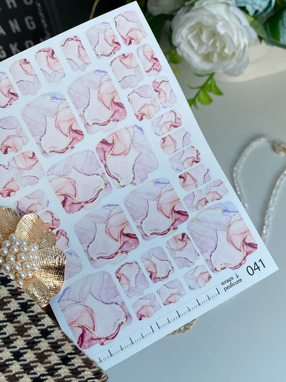 Nail wrap films wnb-041