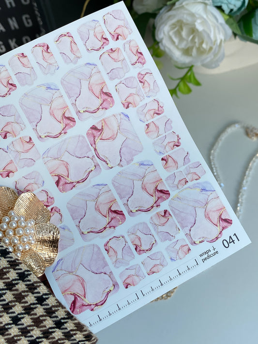 Nail wrap films wnb-041