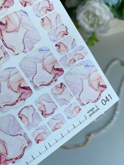 Nail wrap films wnb-041