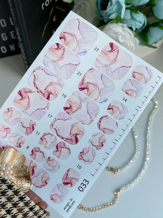 Nail wrap films wnb-033