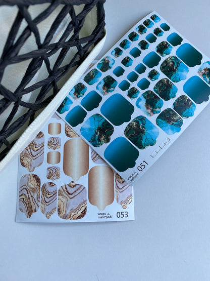 Nail wrap films wnb-051