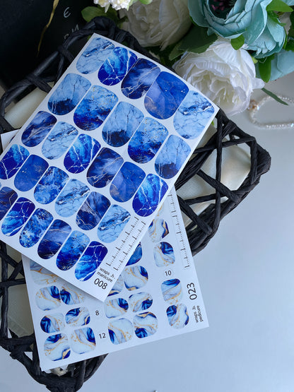 Nail wrap films wnb-008