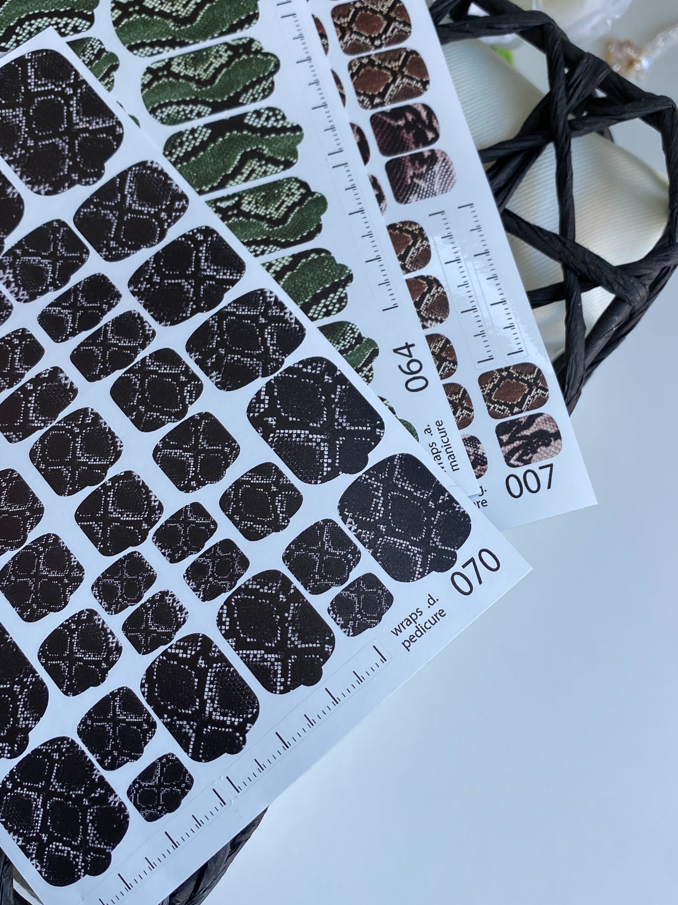 Nail wrap films wnb-070