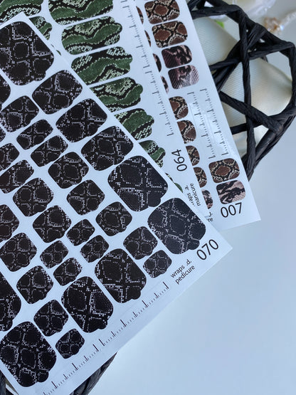 Nail wrap films wnb-070