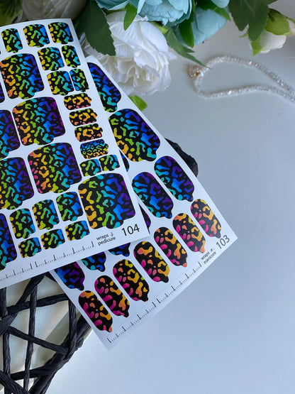 Nail wrap films wnb-104