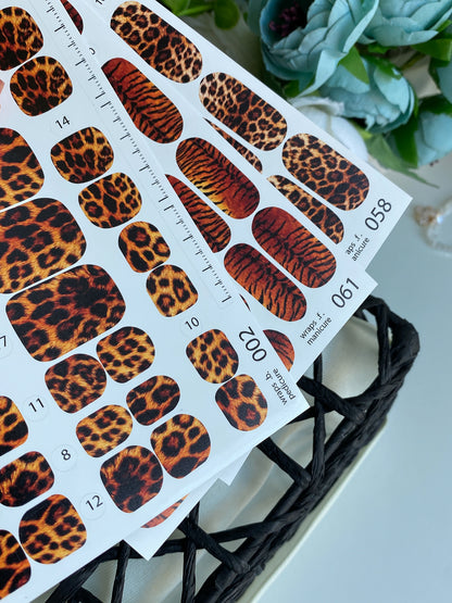 Nail wrap films wnb-002