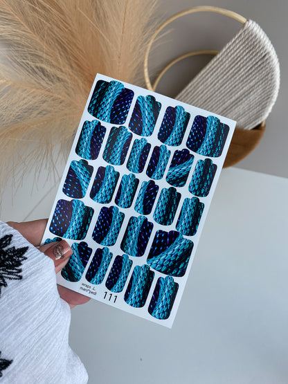 Nail wrap films wnb-111