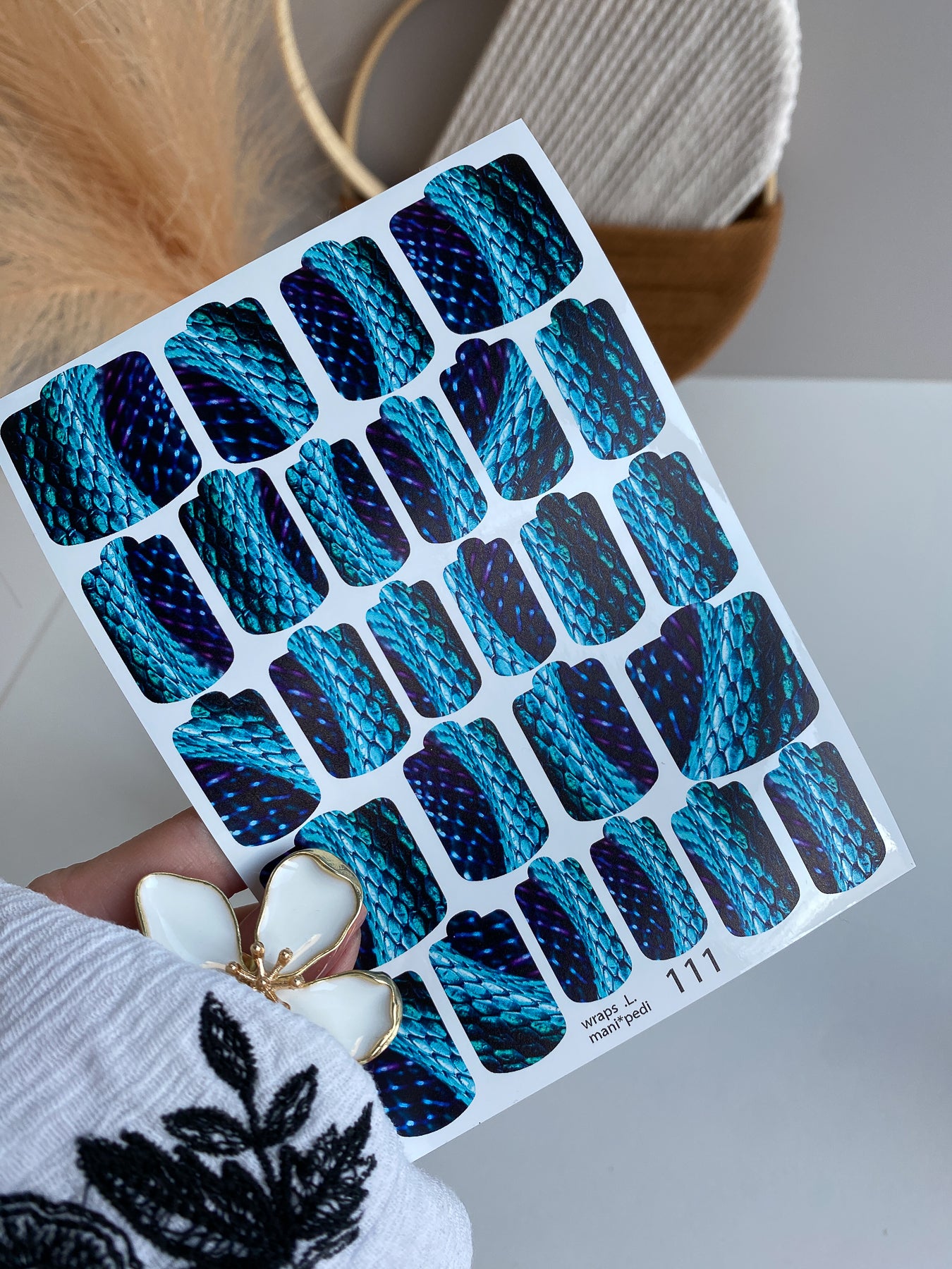 Nail wrap films wnb-111