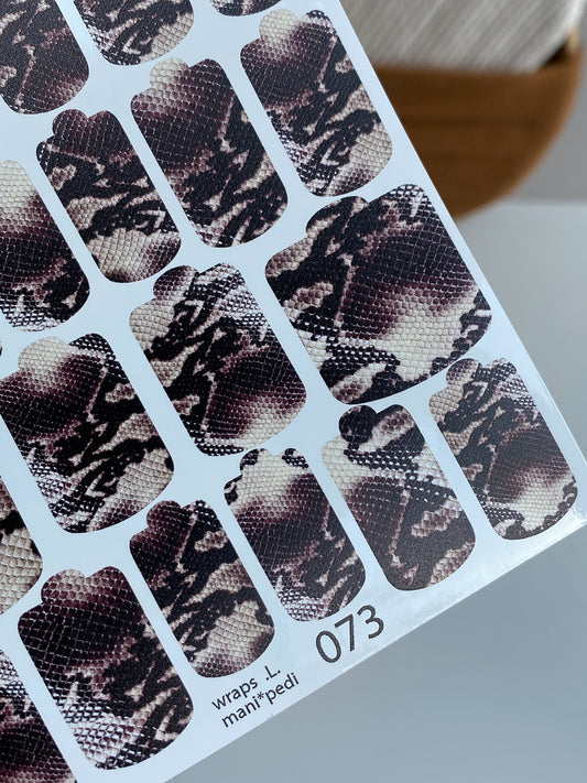 Nail wrap films wnb-073