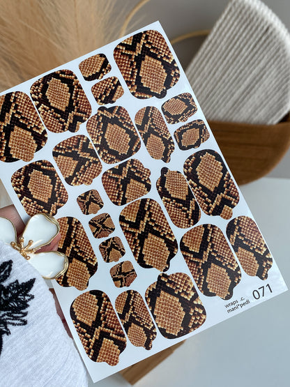 Nail wrap films wnb-071