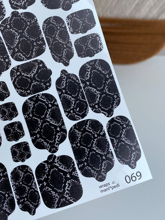 Nail wrap films wnb-069