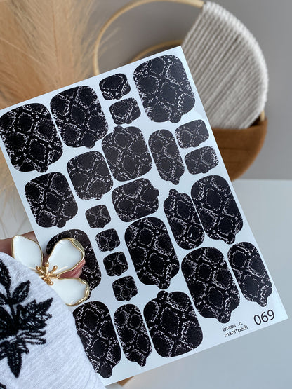 Nail wrap films wnb-069