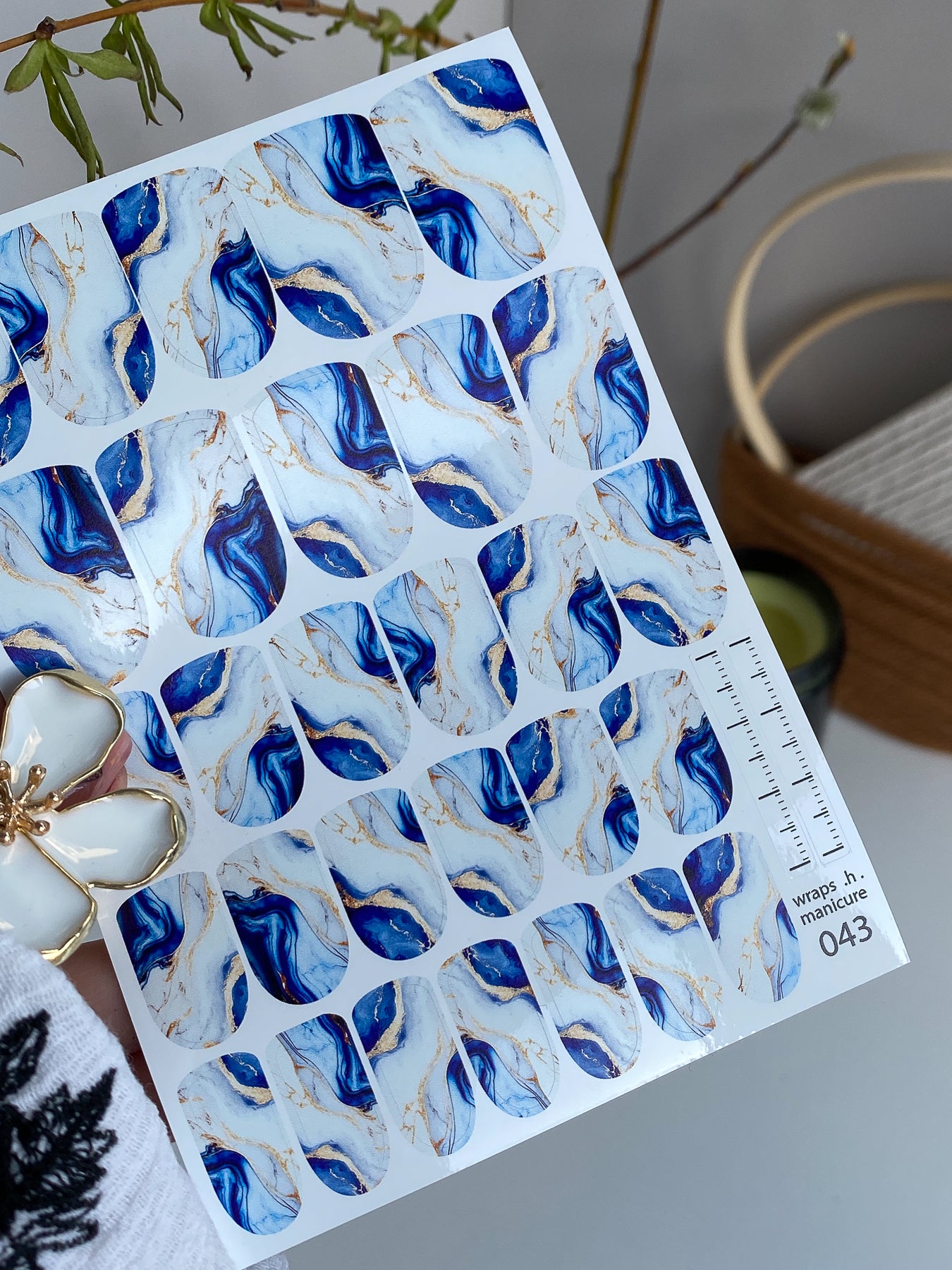 Nail wrap films wnb-043