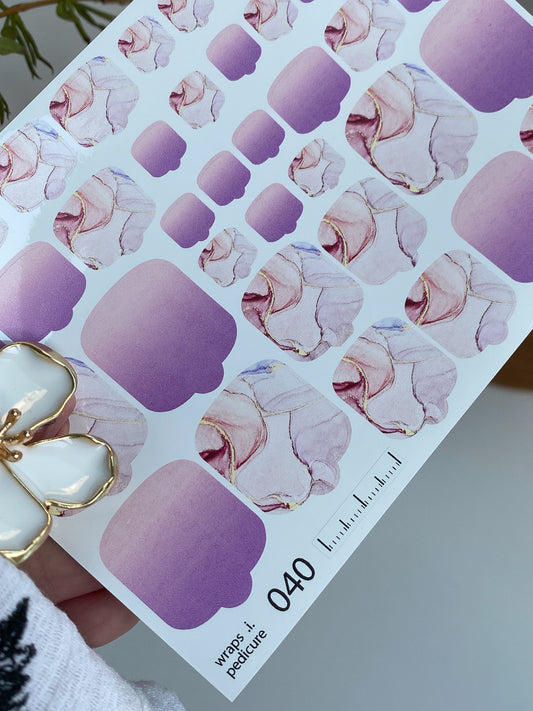 Nail wrap films wnb-040