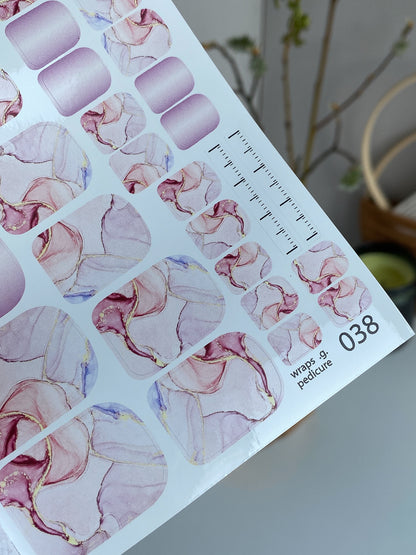 Nail wrap films wnb-038