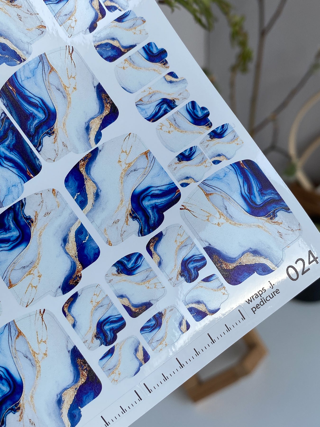 Nagų lipdukų plėvelės wnb-024