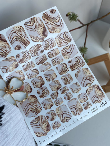 Nail wrap films wnb-054