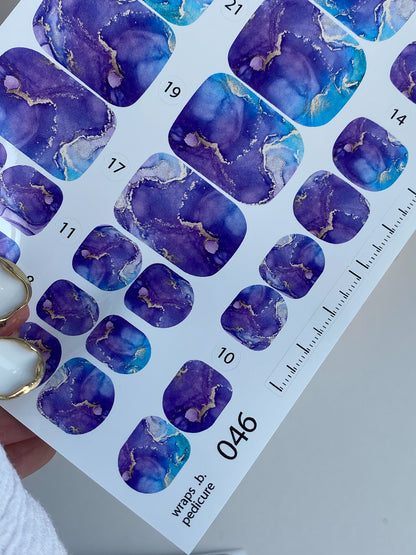 Nail wrap films wnb-046