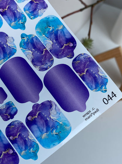 Nail wrap films wnb-044