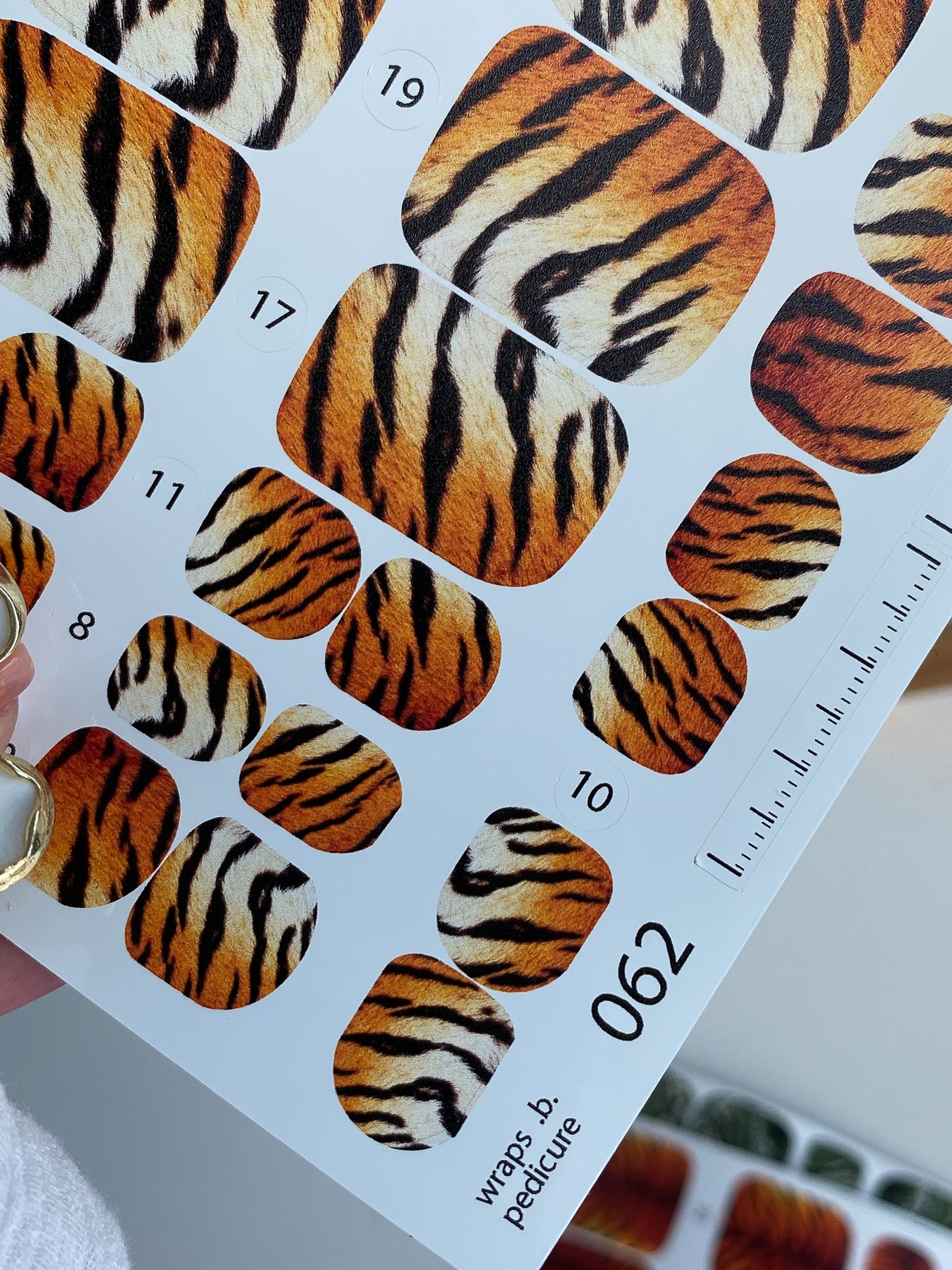 Nail wrap films wnb-062