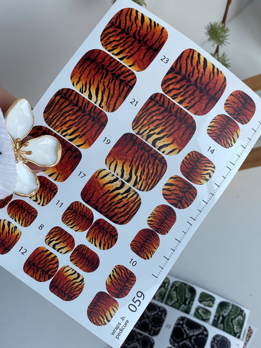 Nail wrap films wnb-059