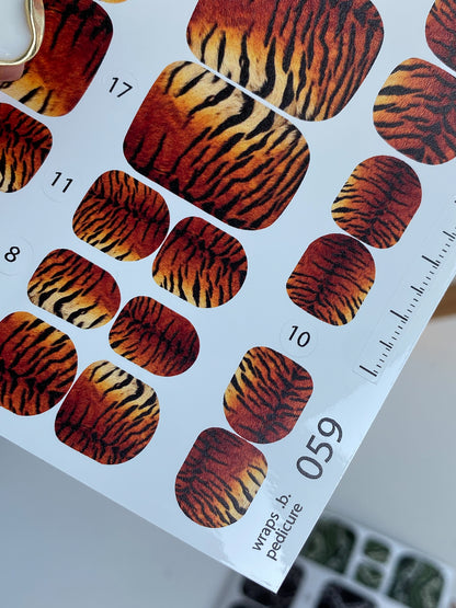 Nail wrap films wnb-059