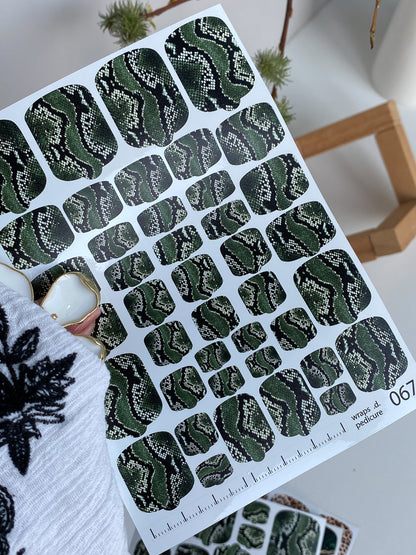 Nail wrap films wnb-067