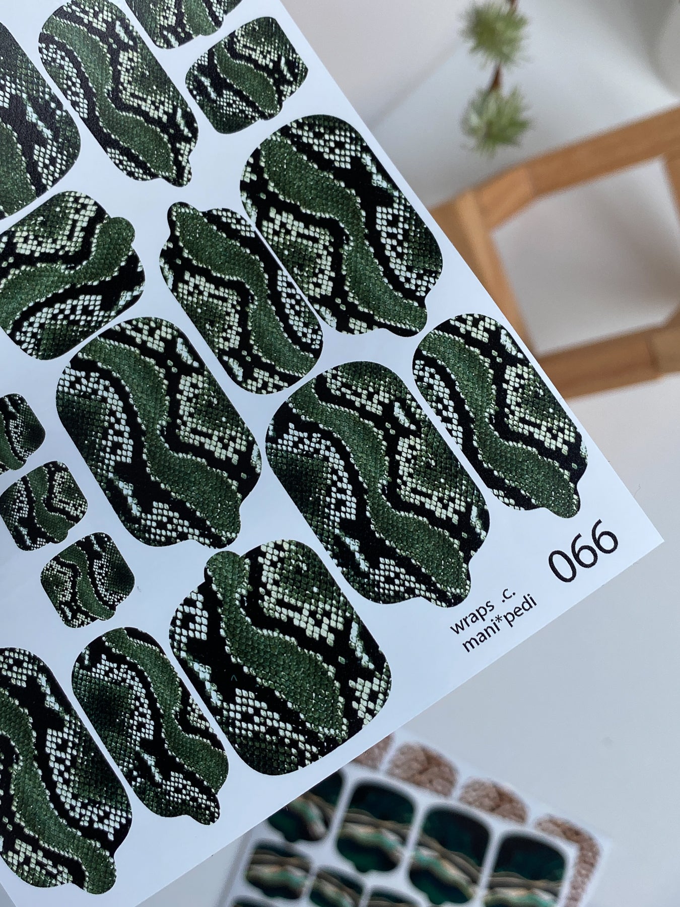 Nail wrap films wnb-066