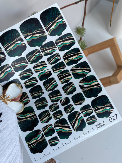 Nail wrap films wnb-027