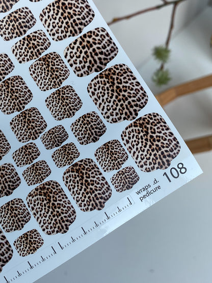 Nail wrap films wnb-108