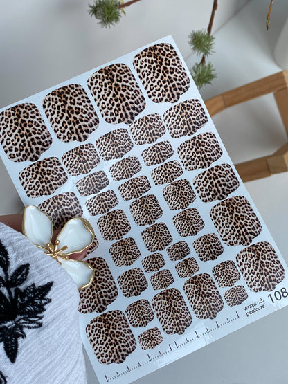 Nail wrap films wnb-108