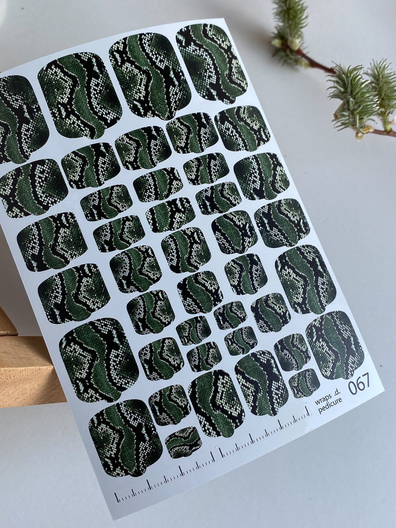 Nail wrap films wnb-067