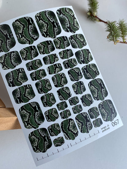 Nail wrap films wnb-067