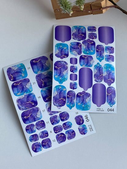 Nail wrap films wnb-044