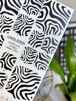 Abstract Pedicure Nail Wraps — Black & White Op Art Swirl | MWC-044