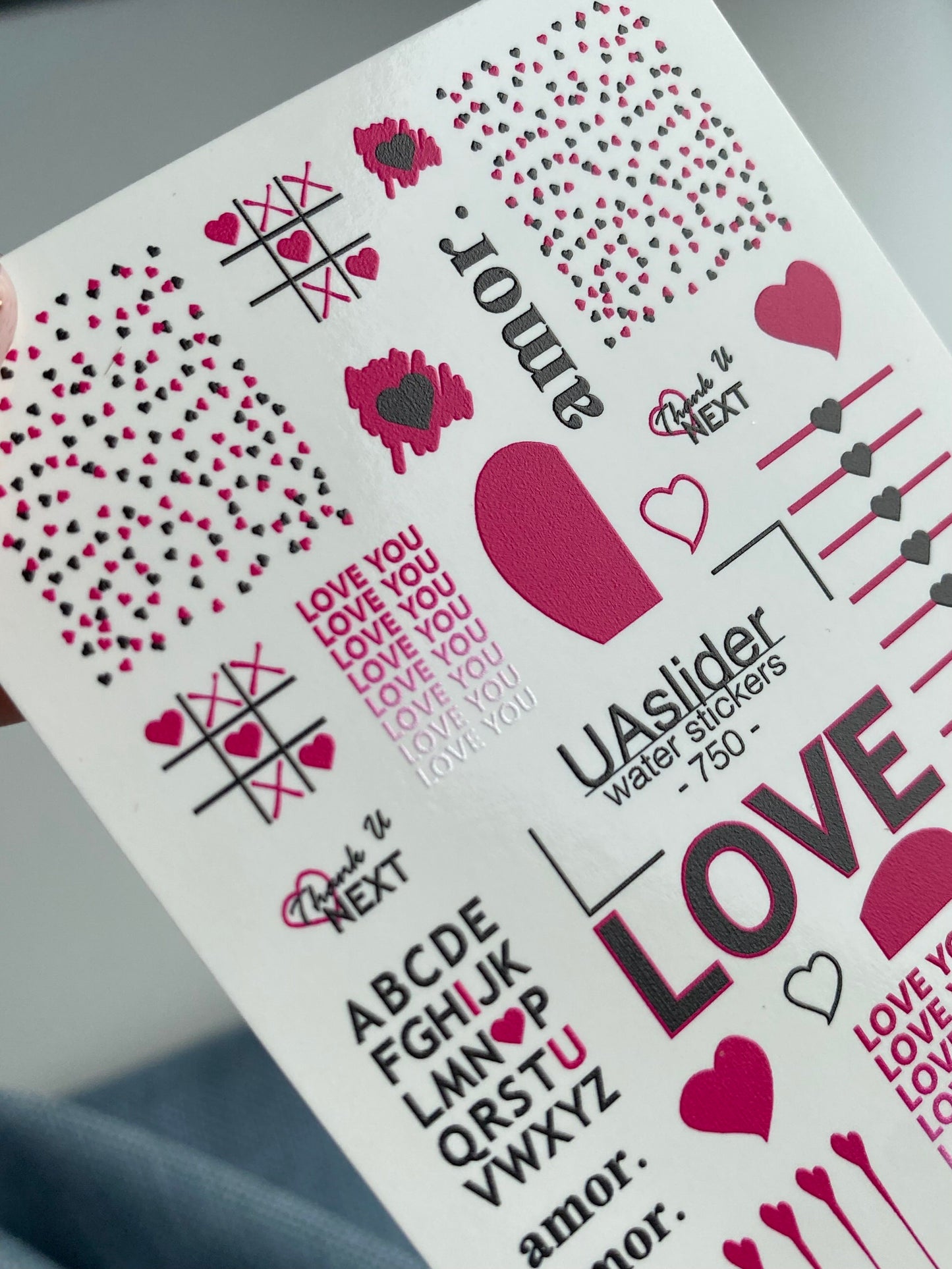 Nail Water Decal 750