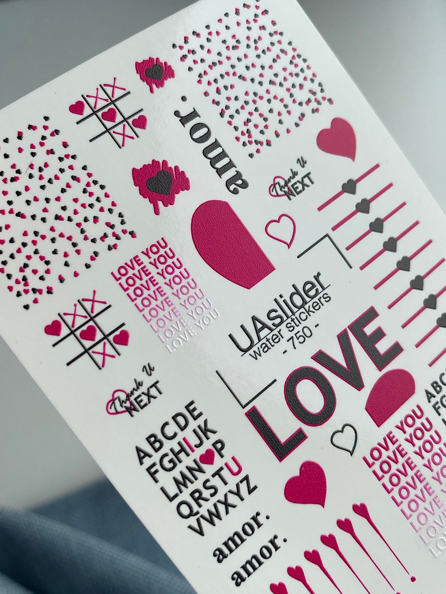 Nail Water Decal 750