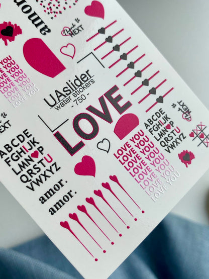 Nail Water Decal 750