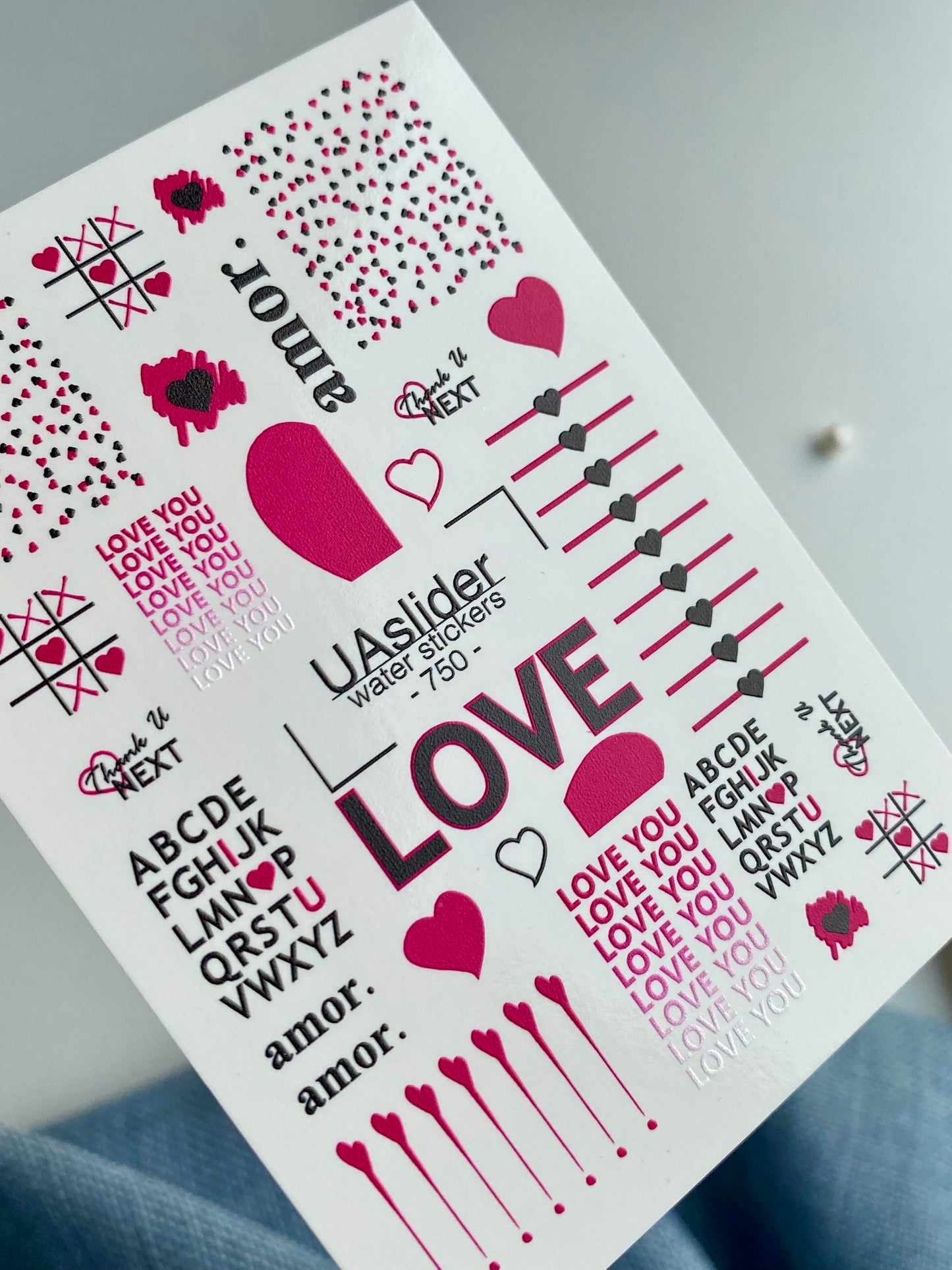 Nail Water Decal 750