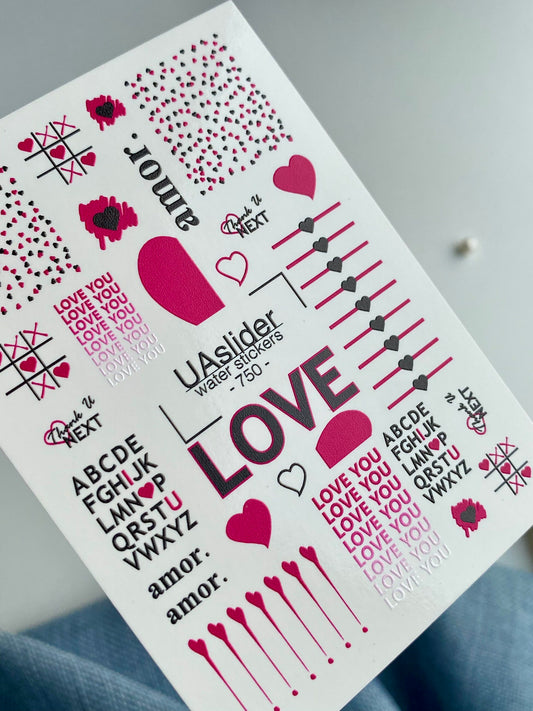 Nail Water Decal 750